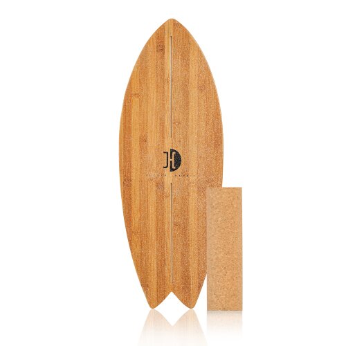 Surf Balance Board Ocean Rocker Bamboo JUCKER HAWAII Balance Boar